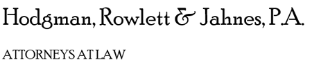 Hodgman, Rowlett & Jahnes, P.A.