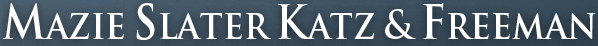 Mazie Slater Katz & Freeman